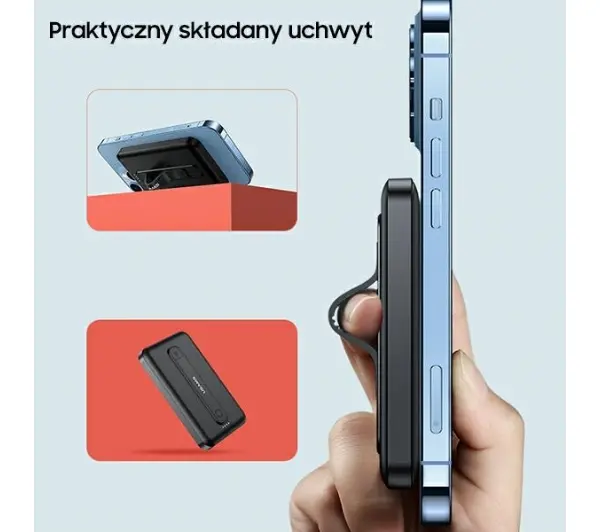 USAMS PB64 10000mAh PD 20W Czarny