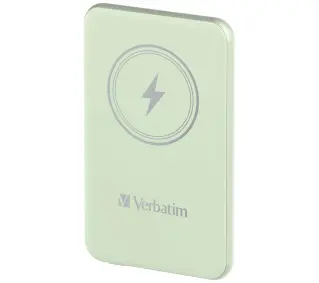 Verbatim Charge 'n' Go Magnetic Wireless 5000mAh PD 20W QC3.0 Zielony
