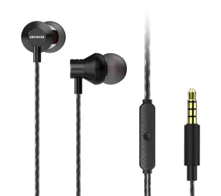 Aiwa ESTM-50BK Dokanałowe Mikrofon Czarny