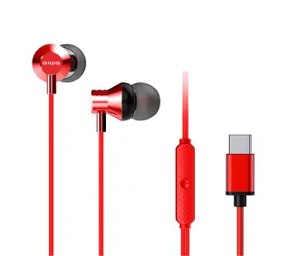 Aiwa ESTM-50USB-C/RD Dokanałowe Mikrofon Czerwony