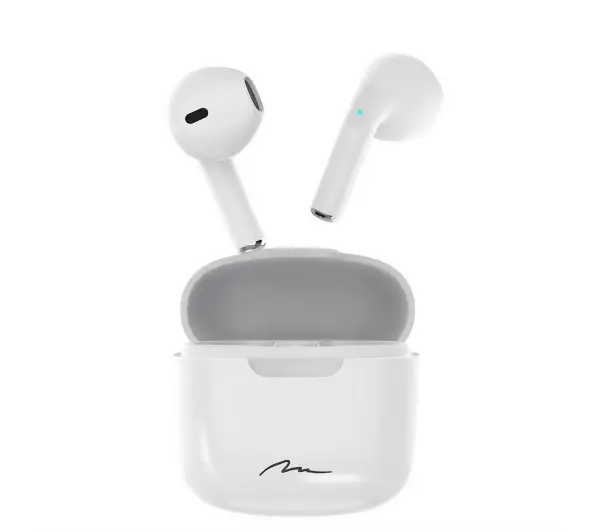 Media-Tech R-PHONES TWS+ MT3589W V2.0 Douszne Bluetooth 5,3 Biały