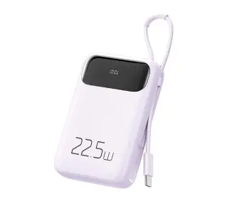 Mcdodo MC-3245 10000mAh, 22.5W z kablem USB-C Fioletowy