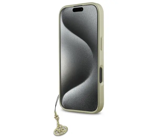 Guess 4G Charms Collection do iPhone 16 Pro Max Czarny