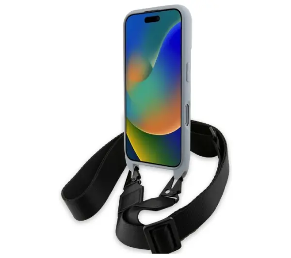 BMW M Edition Carbon Stripe & Strap do iPhone 16 Pro Szary