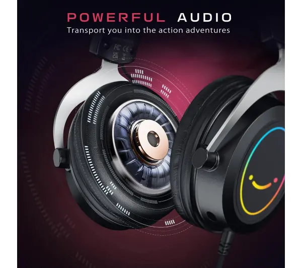 Fifine AmpliGame H3 Nauszne Czarny