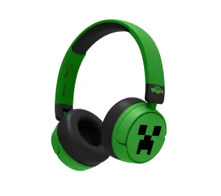 OTL Technologies Minecraft Creeper Kids Wireless Dla Dzieci Nauszne Zielono-czarny