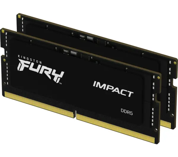 Kingston FURY Impact DDR5 32GB (2 x 16GB) 4800 CL38 SODIMM Czarny