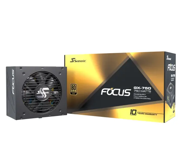 Seasonic Focus-GX-750-V4 750W 80+ Gold Czarny - Kup na Raty - RRSO 0%