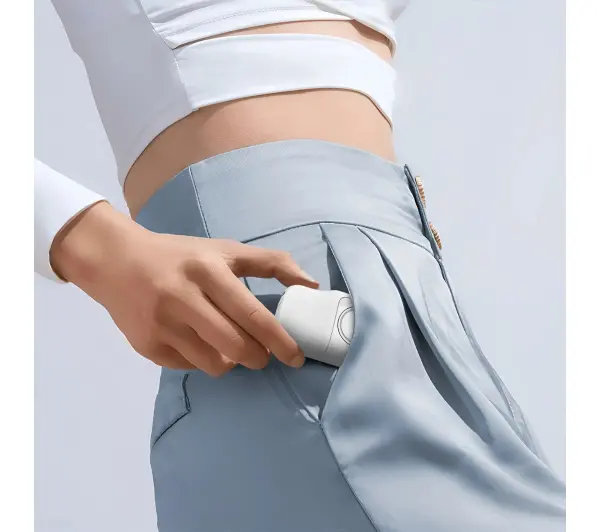 Wozinsky WF16-YCS 5000mAh 15W USB-C z wbudowanym kablem USB-C Biały