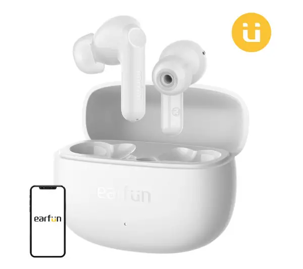 Earfun Air Life Dokanałowe Bluetooth 5.4 Biały