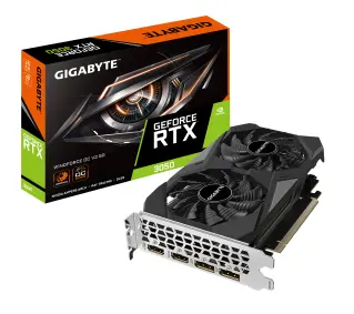 Gigabyte GeForce RTX 3050 WINDFORCE OC V2 6G 6GB GDDR6 96bit DLSS