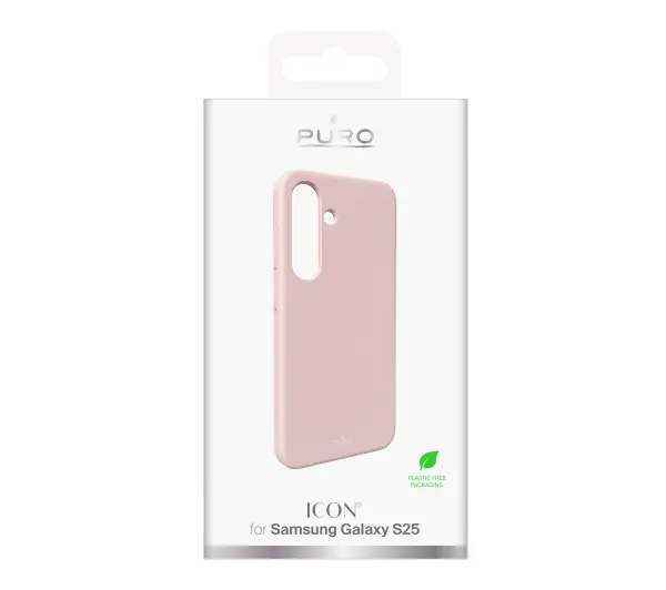 Puro Icon do Galaxy S25 Różowy