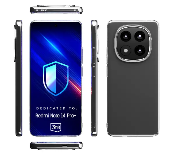3mk Clear Case do Redmi Note 14 Pro+ Przezroczysty