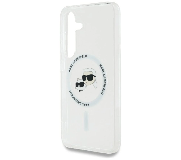 Karl Lagerfeld Printed Logo MagSafe do Galaxy S25 Plus Biały
