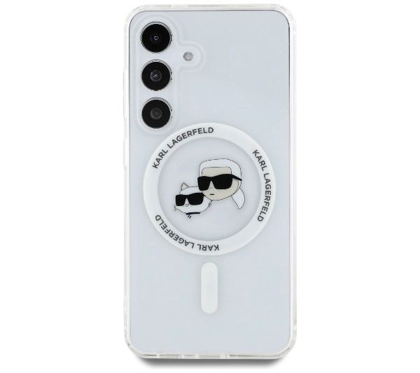 Karl Lagerfeld Printed Logo MagSafe do Galaxy S25 Plus Biały