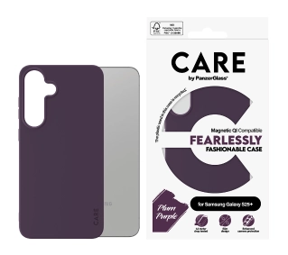 PanzerGlass Fearlessly Fashionable Magnetic Qi do Samsung Galaxy S25 Plus Fioletowy