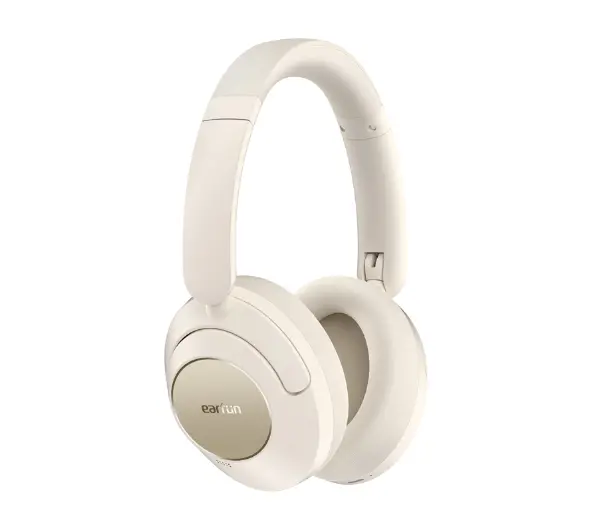 Earfun Wave Pro Nauszne Bluetooth 5.0 Beżowy