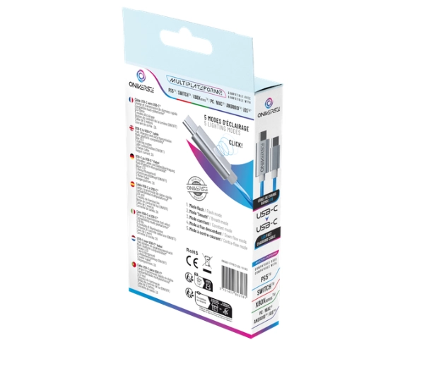 Oniverse LED Rapid Charge USB-C / USB-C