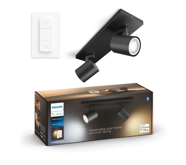 Philips Hue White Ambiance Podwójne Runner Czarny