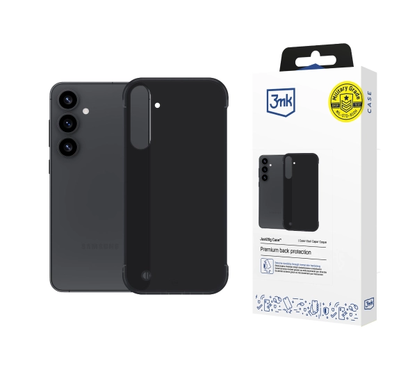 Etui 3MK Just20g Matt Case do Samsung Galaxy S25+ Czarny