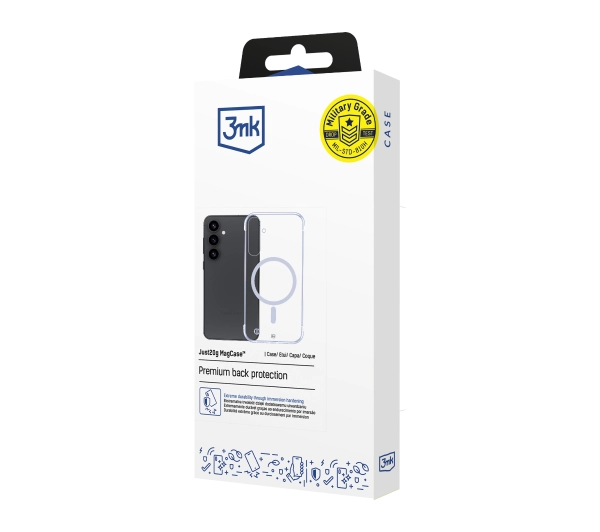 3mk Just20g Case do Galaxy S25 Przezroczysty
