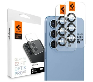 Spigen TR EZ FIT Camera Protector 2szt do Galaxy S25 Plus Czarny