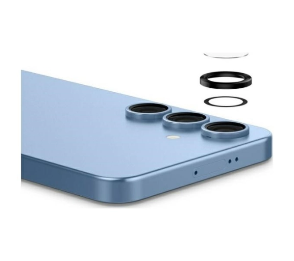 Spigen TR EZ FIT Camera Protector 2szt do Galaxy S25 Plus Czarny