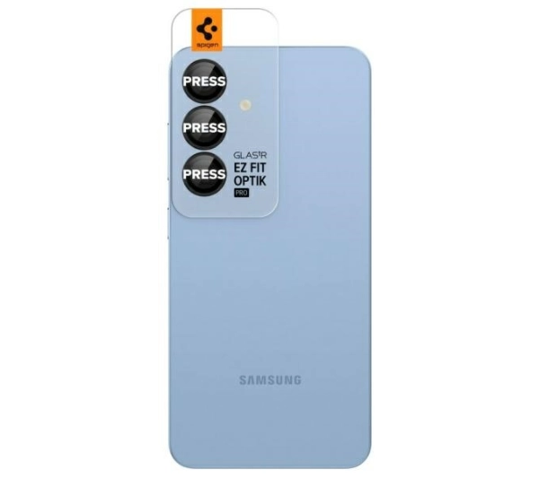 Spigen TR EZ FIT Camera Protector 2szt do Galaxy S25 Plus Czarny