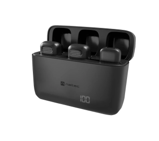 Natec NMI-2256 Hopper Lightning (2 sztuki) Bezprzewodowy MEMS Czarny
