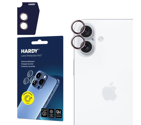 3mk HARDY Lens Protection Pro Pink do iPhone 16 / 16 Plus