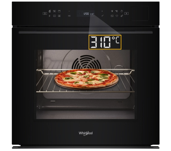 Piekarniki do zabudowy - Whirlpool WOI7P8FHT1SBA Pizza 310C Termoobieg Termosonda AirFry Czarny