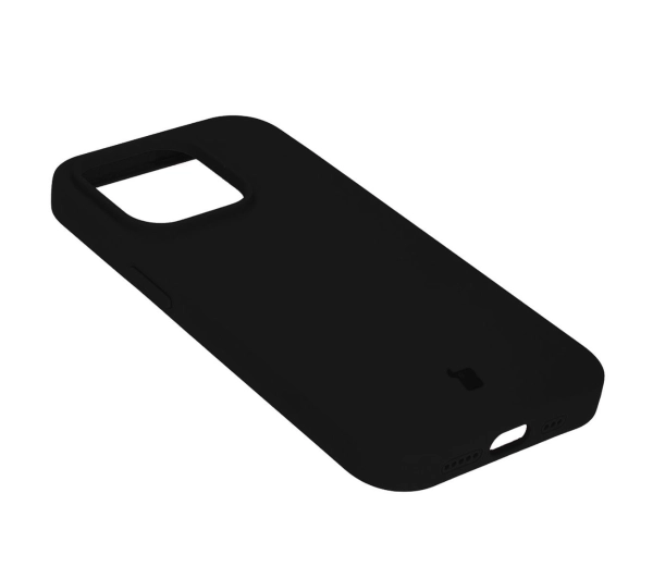 Bizon Silikonowe Soft do iPhone 15 Pro Czarny