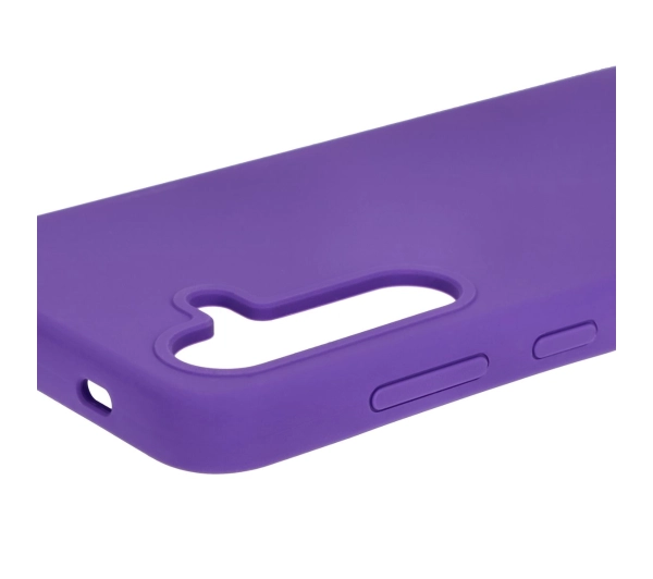 Bizon Silikonowe Soft do Galaxy S24 Fioletowy