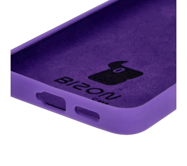 Bizon Silikonowe Soft do Galaxy S24 Fioletowy