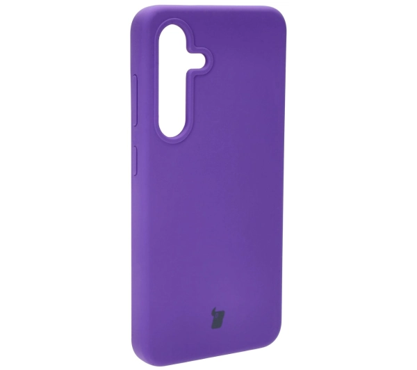 Bizon Silikonowe Soft do Galaxy S24 Fioletowy