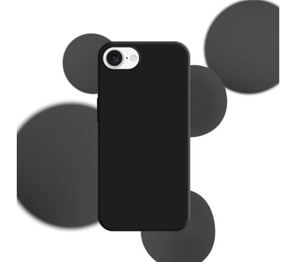 3mk Silicone Case do iPhone 16e Czarny