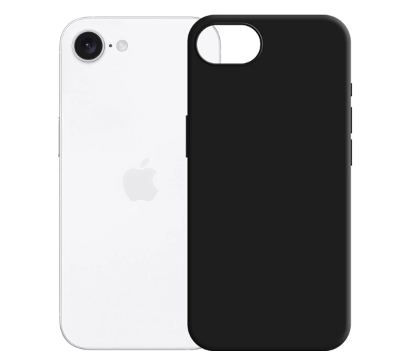 3mk Silicone Case do iPhone 16e Czarny