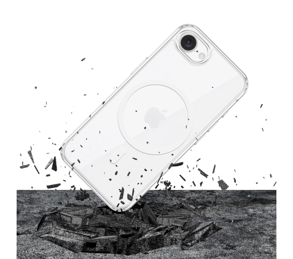 3mk MagCase do iPhone 16e Przezroczysty