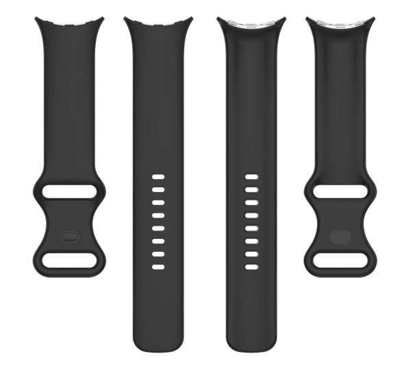 Bizon Strap Watch Silicone S do Google Pixel Watch 3 45mm Czarny