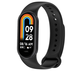 Bizon Strap Watch Dots do Xiaomi Mi Smart Band 8 Czarny