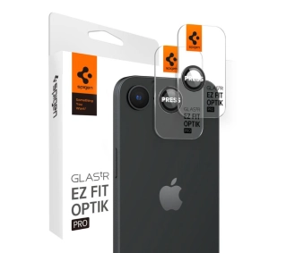 Spigen Optik Pro Glas.tr Ez Fit do iPhone 16e Czarny
