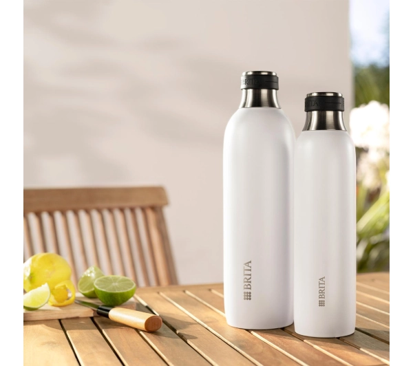 Brita sodaTRIO Ze Stali Nierdzewnej 0,65l Biały