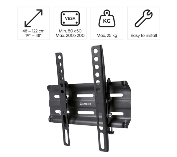 Hama 220806 Motion od 19" do 48" Max 25kg