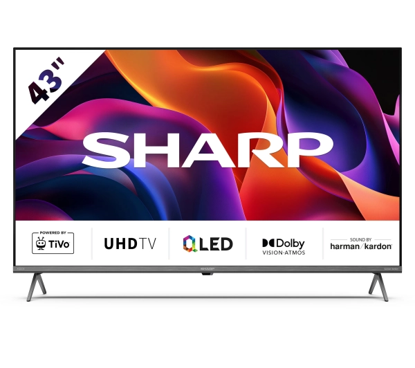 Sharp 43GM6745E 43" QLED 4K Smart TV Dolby Vision Dolby Atmos HDMI 2.1 DVB-T2