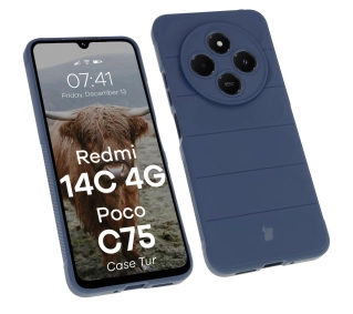 Bizon Tur do Xiaomi Redmi 14C 4G / POCO C75 Granatowy