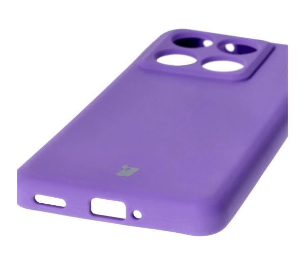 Bizon Silikonowe Soft do Xiaomi 14T Pro Fioletowy