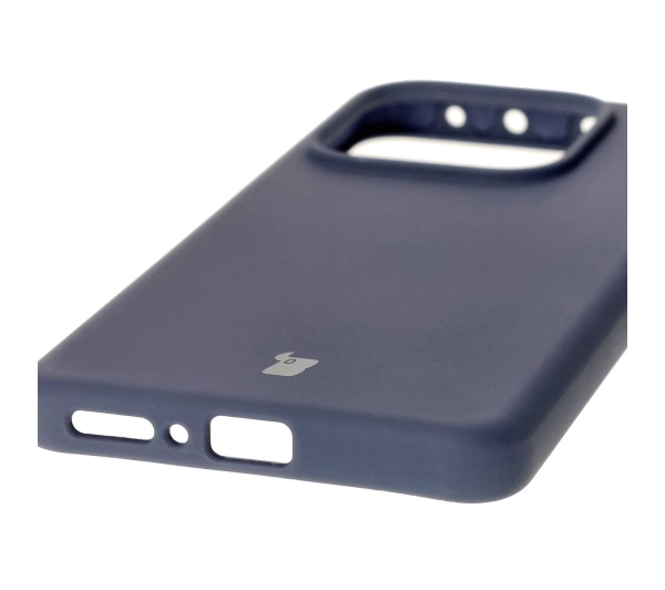 Bizon Silikonowe Soft do Xiaomi Redmi Note 14 5G Ciemno-niebieski