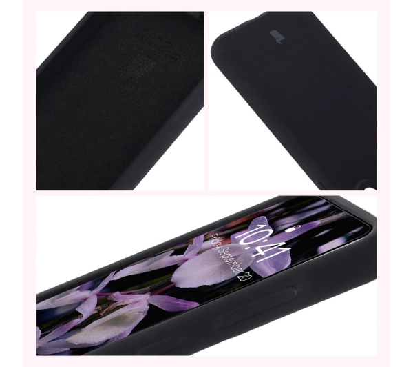 Bizon Silikonowe Soft do Galaxy A36 5G Czarny