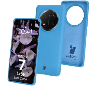Bizon Silikonowe Soft do Honor Magic7 Lite Niebieski