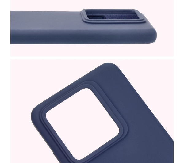 Bizon Silikonowe Soft do Realme GT 7 Pro Ciemno-niebieski